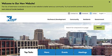 city of kalamazoo website.